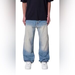 MNML Ultra Baggy Denim Jeans 29 Men’s Medium Blue Y2K Skater New